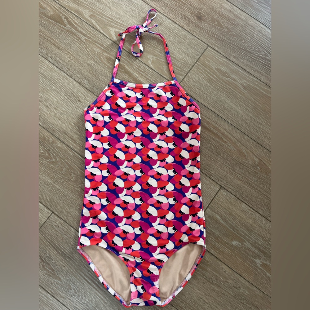 Toobydoo swim girl floral Lena one piece swimsuit size 11-12y